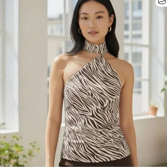 Lioness -Endless Maxi Skirt & Lux TieTop - Zebra - Size S - Picture 4 of 5